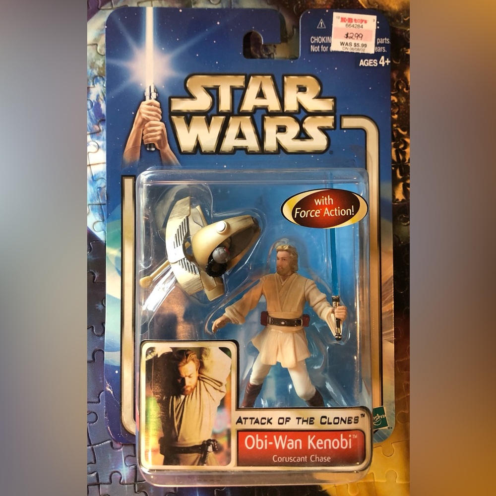 STAR WARS Collectible Action Figure by Hasbro! - Obi-Wan Kenobi - New!
